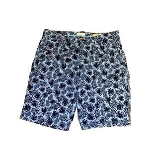 Linden Short Palm Print Tropical Summer Beach Shorts vacation, beach, summer E64